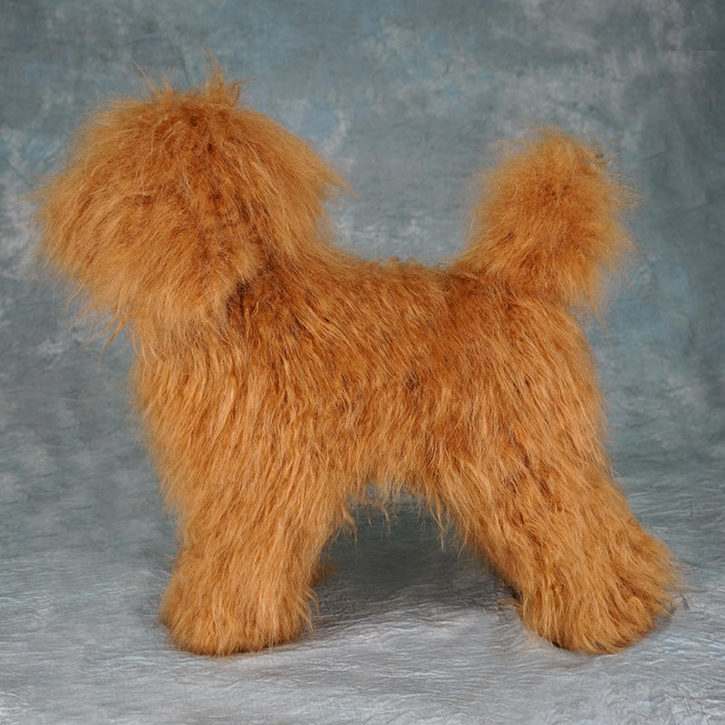 OPAWZ High-Density Toy Poodle Whole Body Dog Wig Brown(DW05-2)