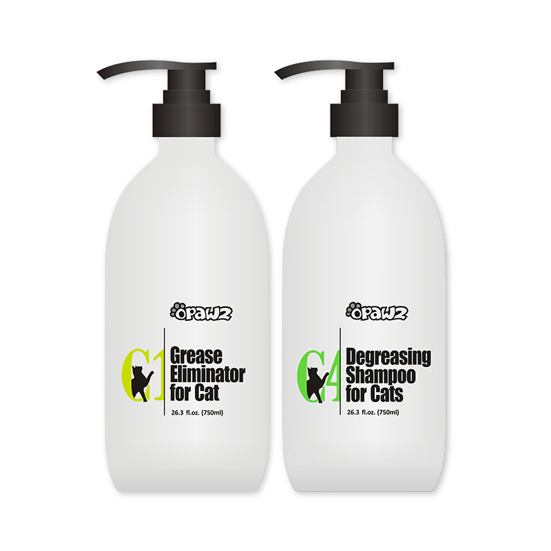 Degreasing shampoo for cats store