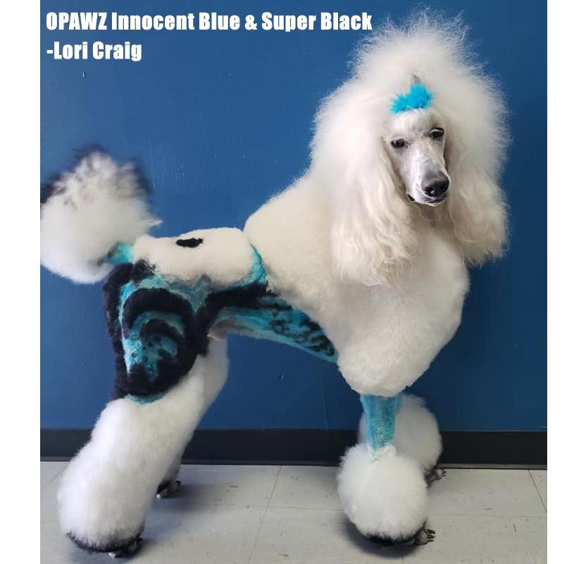 Dog black hair dye clearance