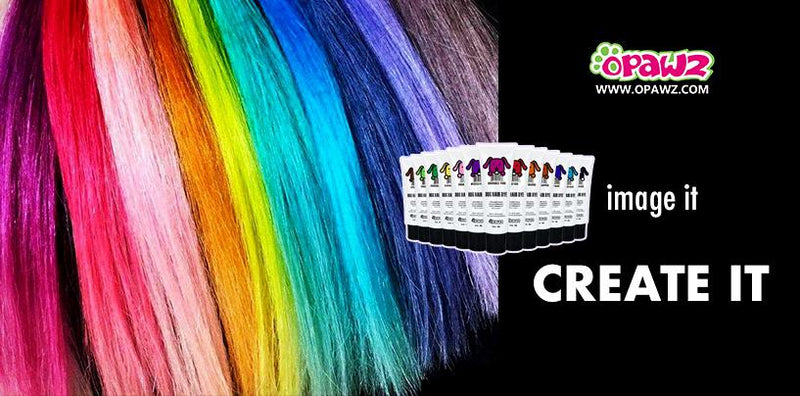 OPAWZ Permanent Pet Hair Dye Color Mixing Guide