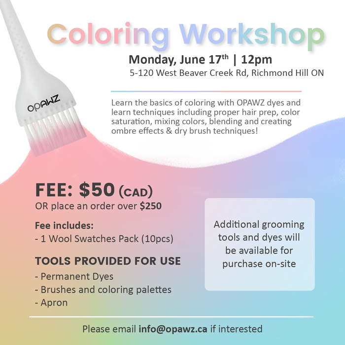 OPAWZ Coloring Workshop 2024 - June 17th @ 12pm