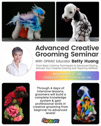 Advanced Creative Grooming Seminar with Betty Huang (Early Bird Special)