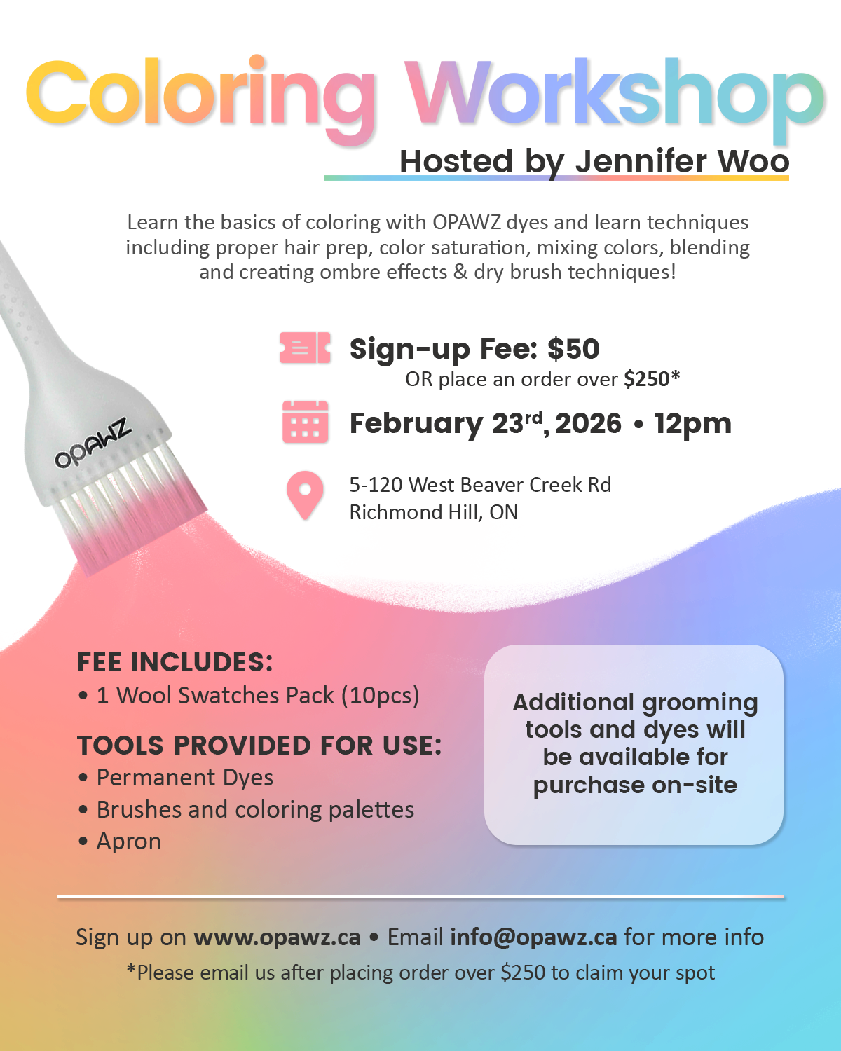 OPAWZ Coloring Workshop