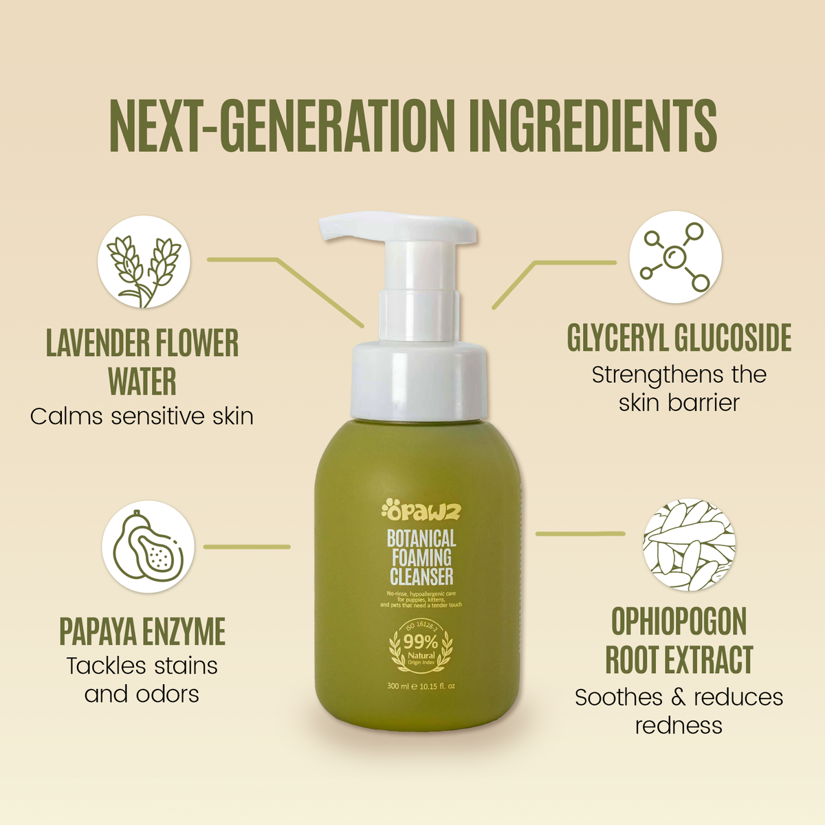 OPAWZ Botanical Foaming Cleanser