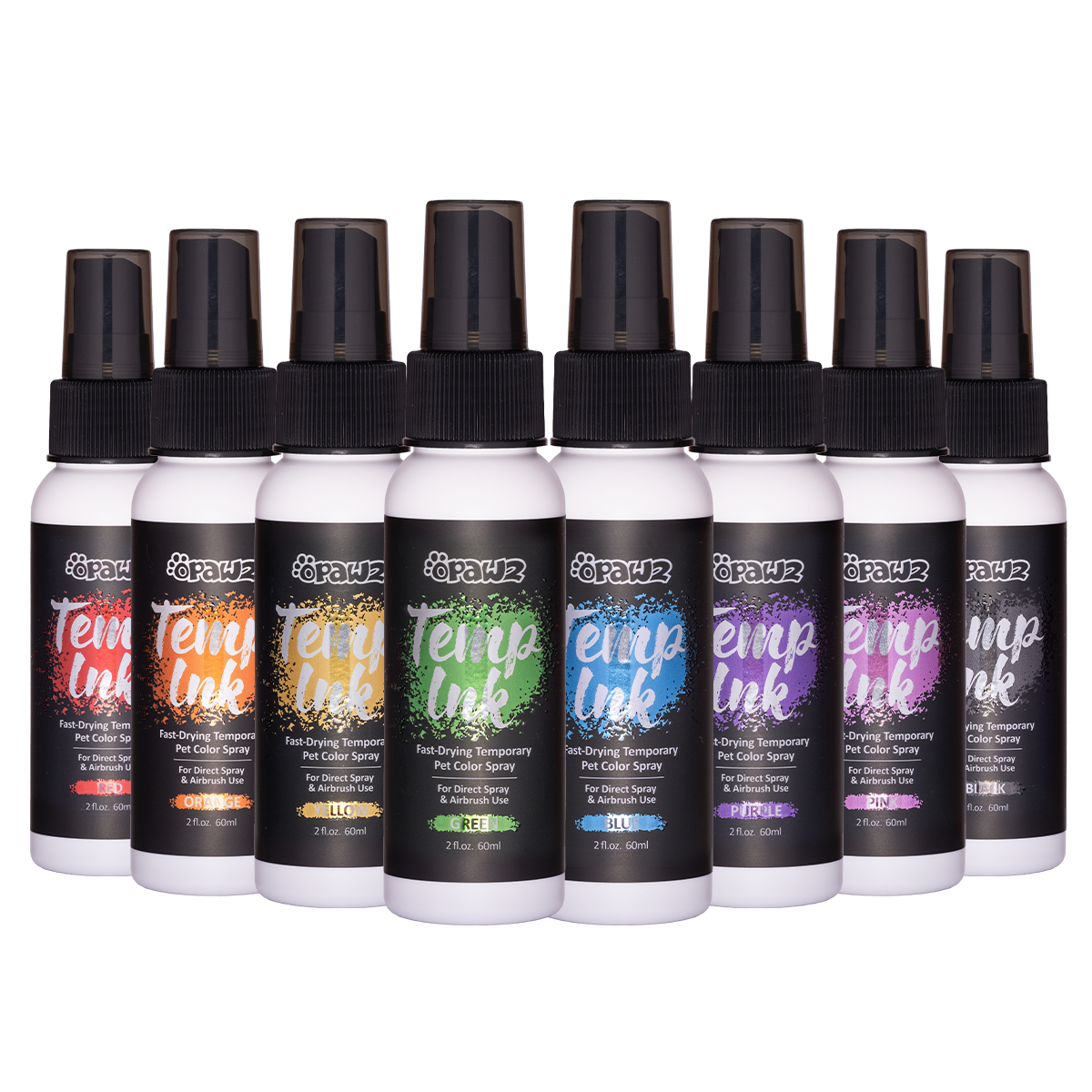 Sprayable Temp Ink - 8 Colours Value Pack (VP78)