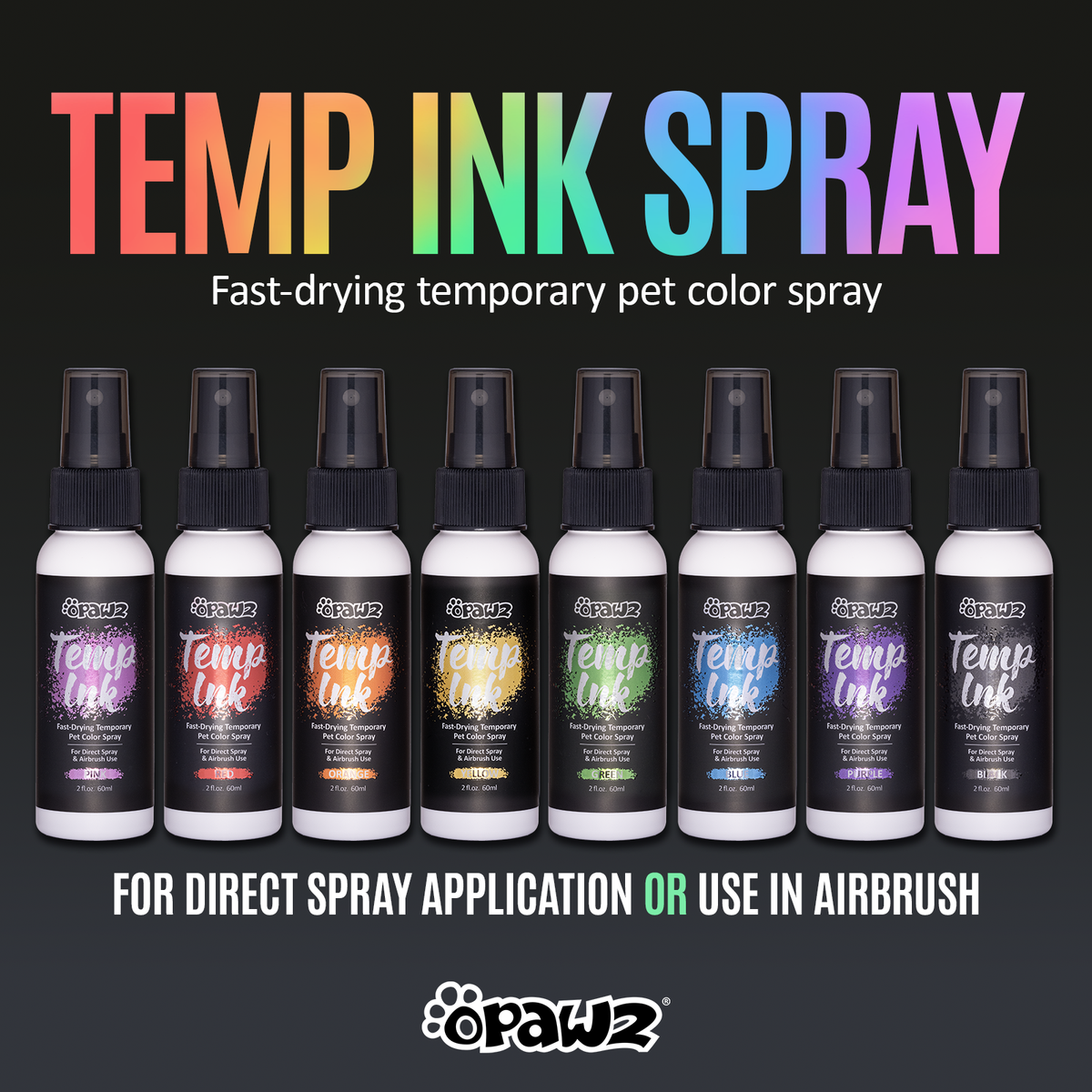Temp Ink Spray - Purple