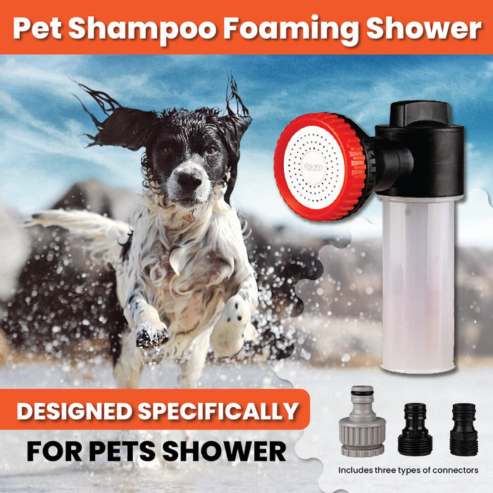 Dog grooming shower hose clearance