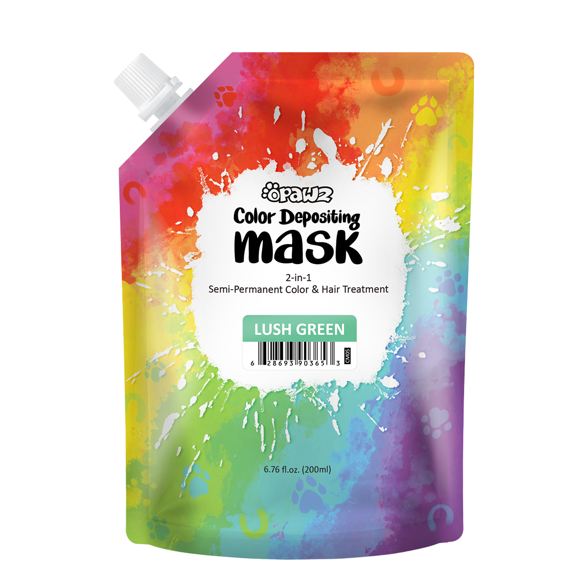 OPAWZ Color Depositing Mask - Lush Green - 200ml (CM05)