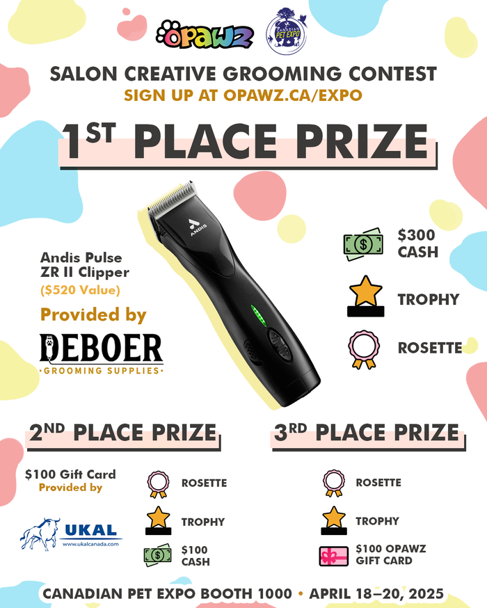 SALON CREATIVE - OPAWZ Creative Grooming Contest Sign-up -  (Spring Pet Expo 2025)