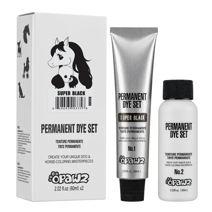 Dog Hair Dye - Super Black (PD12)