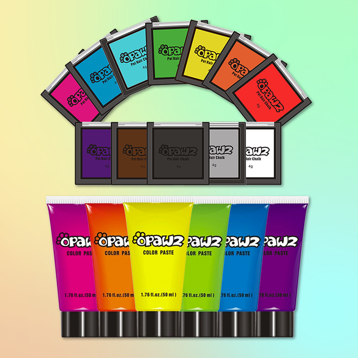 Color Paste & Hair Chalk full set Value Pack 18pcs (VP01)