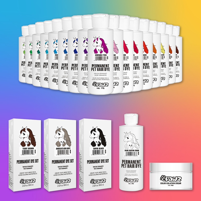 22pcs Dog Dye Groomer Starter Value Pack (VP04)