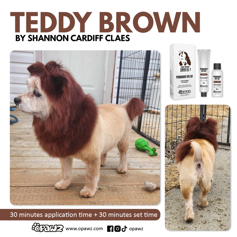 Dog Hair Dye-Teddy Brown (PD30)