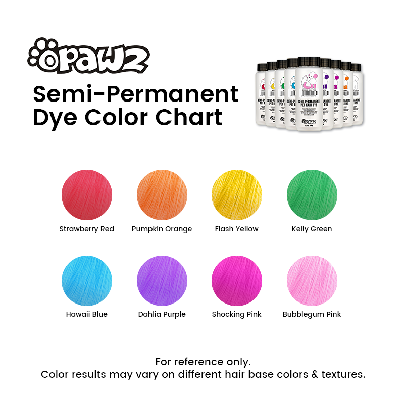 Semi-Permanent Dye 8 Colors + Dilution Cream Value Pack (VP17)