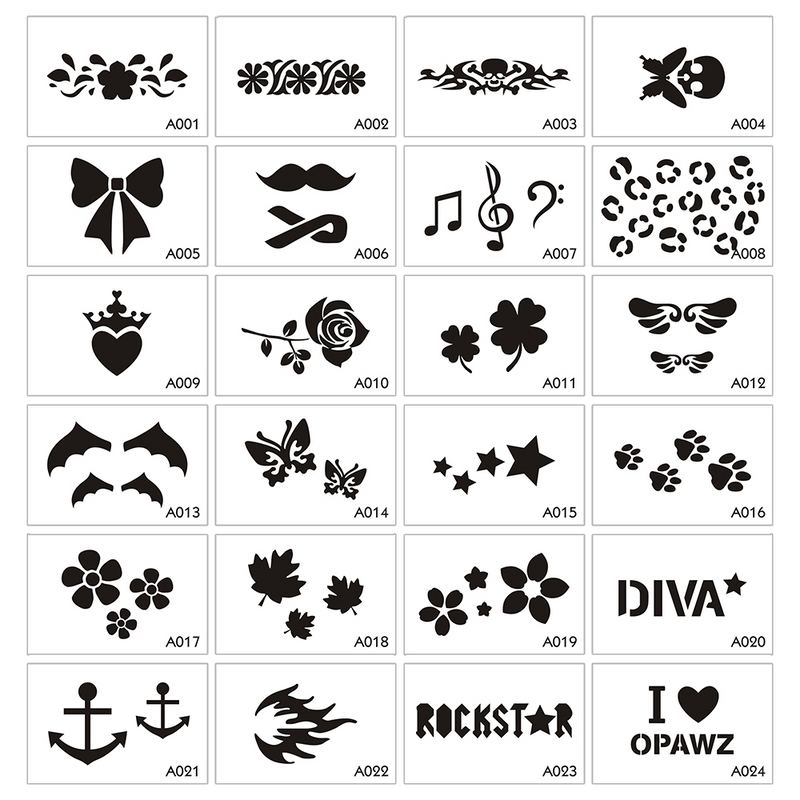 OPAWZ Blow Pen + Tattoo Stencil Value Pack (VP33)