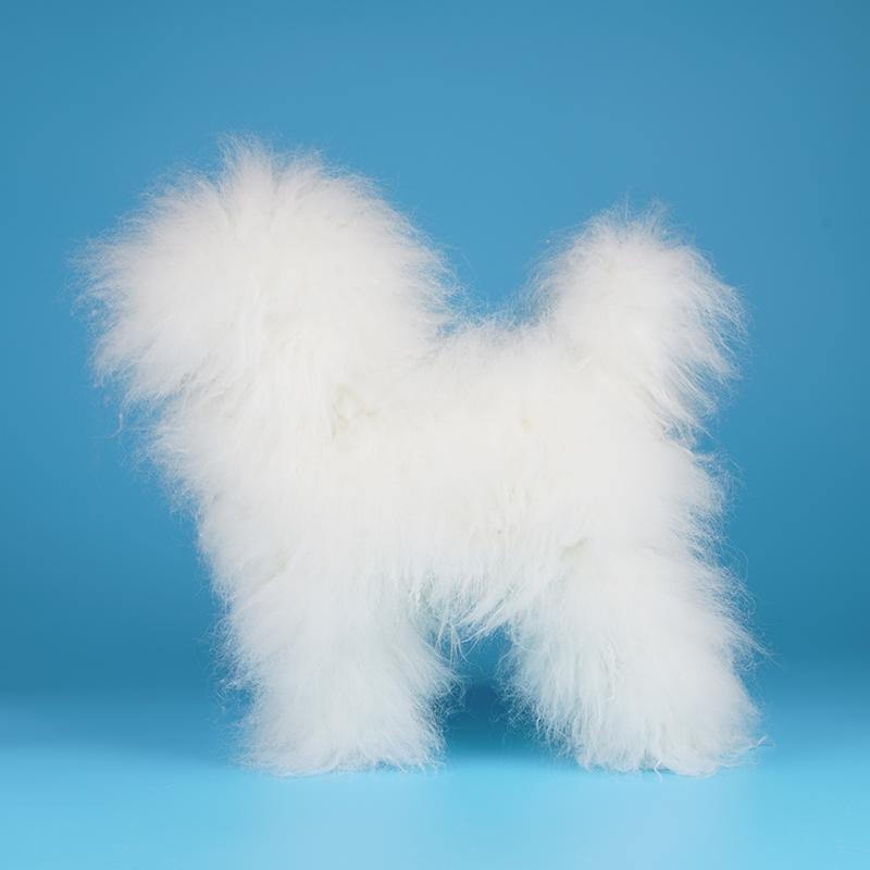 OPAWZ Teddybear Whole Body Dog Wig - White (DW08)