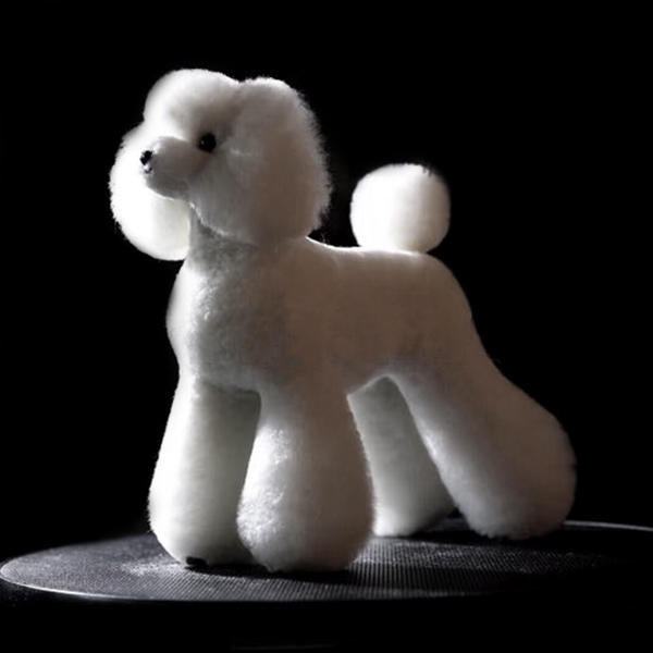 OPAWZ High-Density Toy Poodle Whole Body Dog Wig - White (DW05-1)