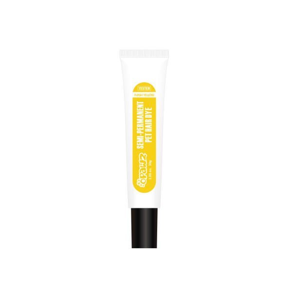 1.05 oz/30mL Semi-Permanent Dye Tester - Flash Yellow