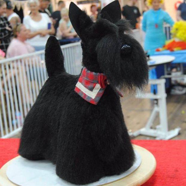 OPAWZ Toy Poodle Whole Body Dog Wig - Black (DW04)