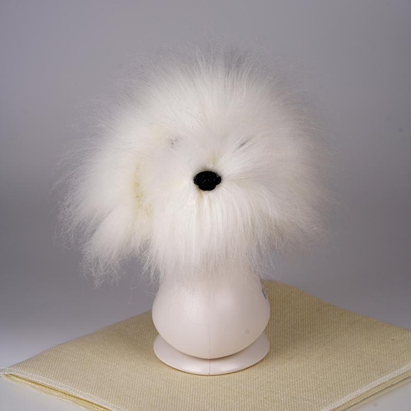 OPAWZ Model Dog Head Wig - White (DW11)