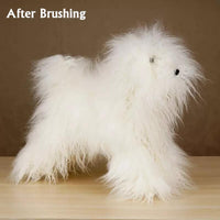 OPAWZ Toy Poodle Whole Body Dog Wig - White (DW01-1)