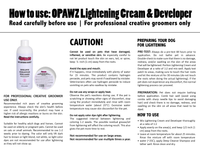 Lightening Cream and Developer Value Pack (VP08)